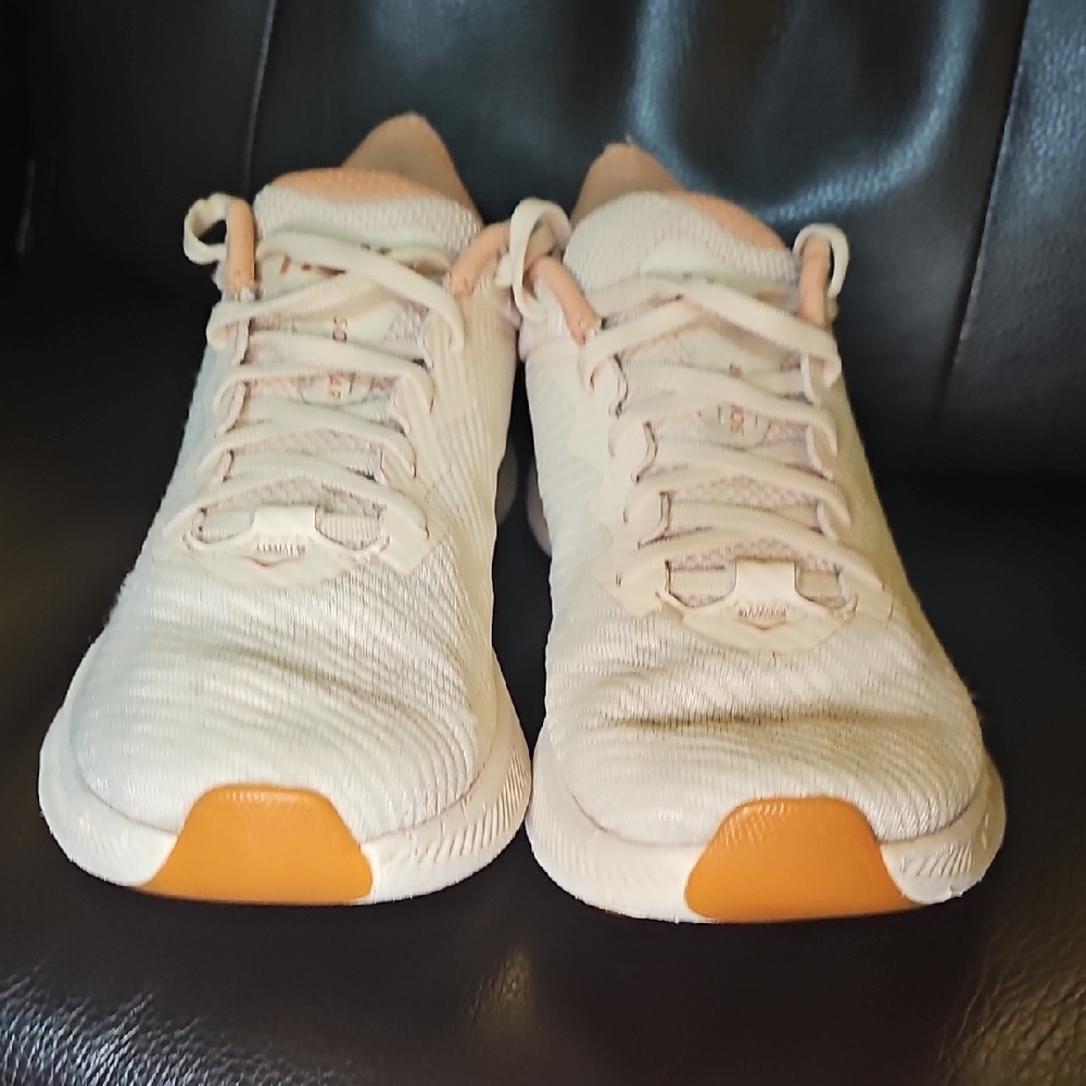 Hoka Women's SOLIMAR VANILLA / SANDSTONE Pink And Cream - Picture 4 of 14
